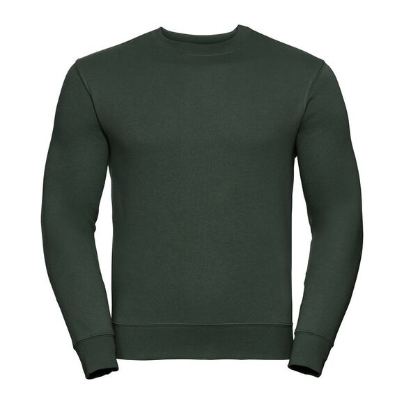 Russell Mens Set-in Sweatshirt / Bottle Green